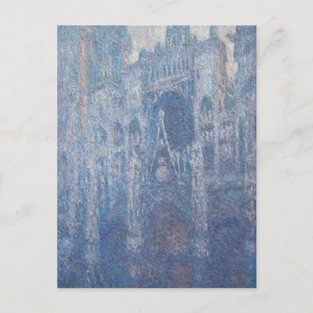 Rouen Cathedral, Clear Day by Claude Monet Postcard (Front)