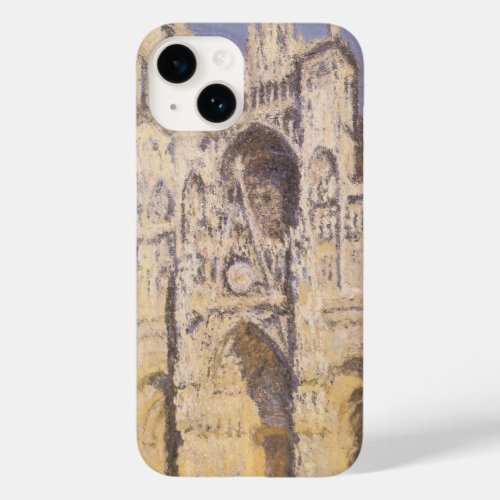 Rouen Cathedral Harmony Blue Gold by Claude Monet Case_Mate iPhone 14 Case