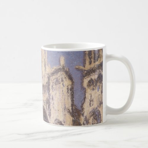 Rouen Cathedral Harmony Blue Gold by Claude Monet Coffee Mug