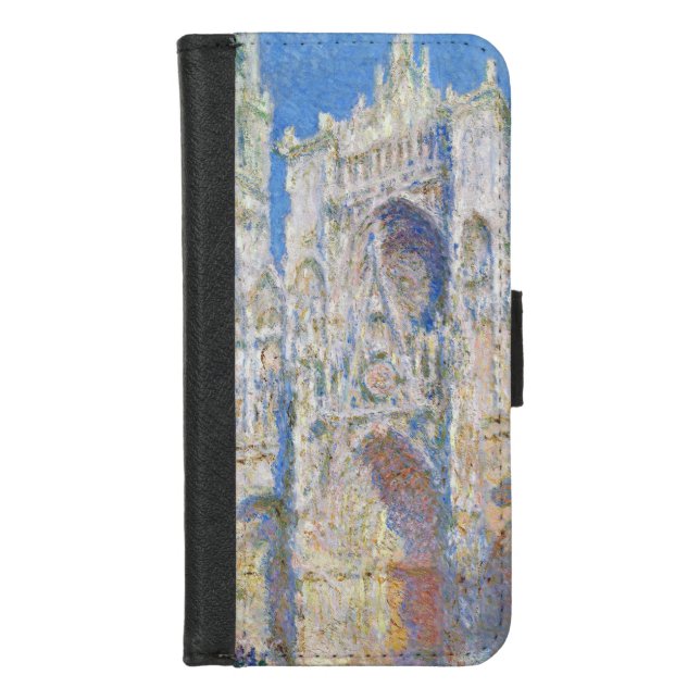 Rouen Cathedral (Sunlight), Monet iPhone Wallet Case (Front)