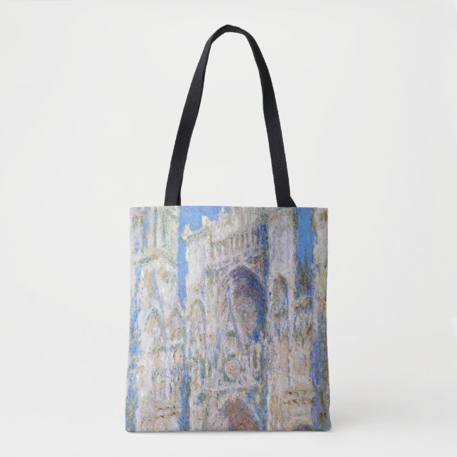 Rouen Cathedral (Sunlight), Monet Tote Bag (Front)