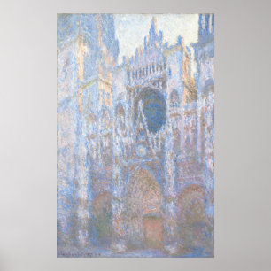 Rouen Cathedral West Façade, Claude Monet Fine Art Poster