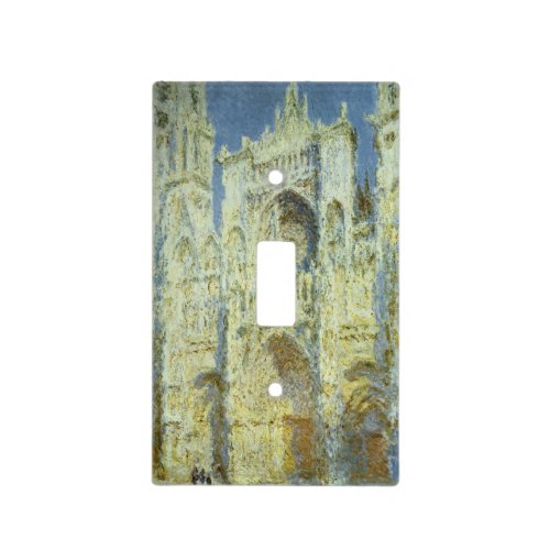 Rouen Cathedral West Facade Sunlight Claude Monet Light Switch Cover