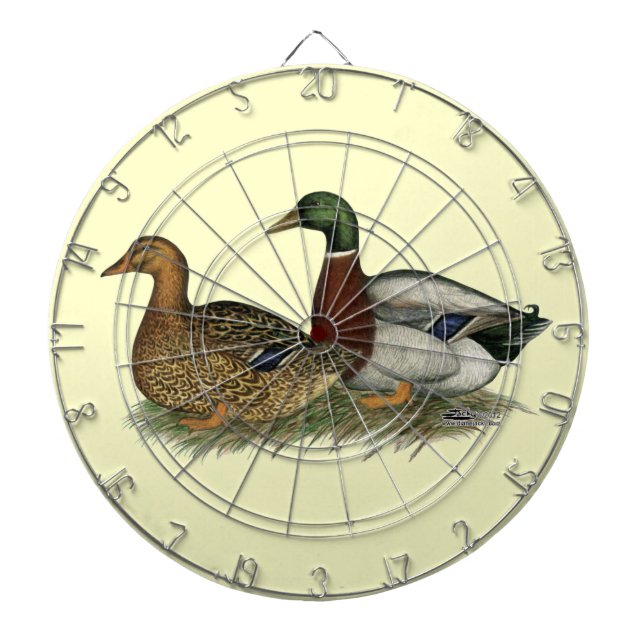 Rouen Ducks Dartboard (Front)
