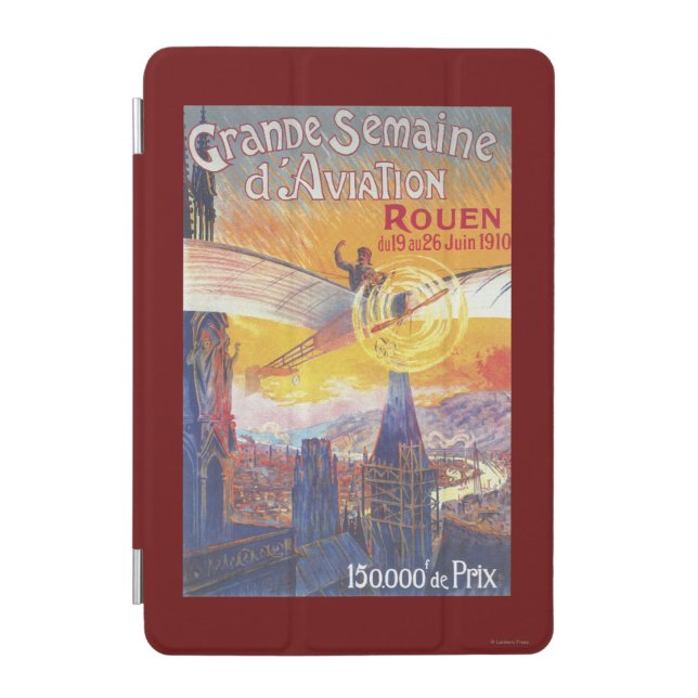 Rouen, France - Pilot and Plane iPad Mini Cover (Front)