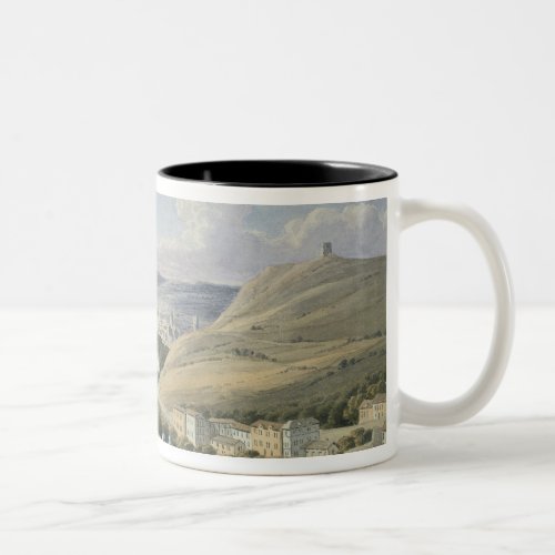 Rouen from Mont Sainte_Catherine wc on paper Two_Tone Coffee Mug