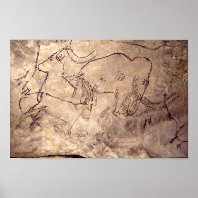 Rouffignac Cave painting Poster (Front)