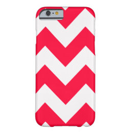 Rouge Bold Chevron Barely There iPhone 6 Case