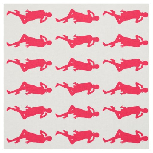 Rouge Bold Mod GoGo Girls Fabric