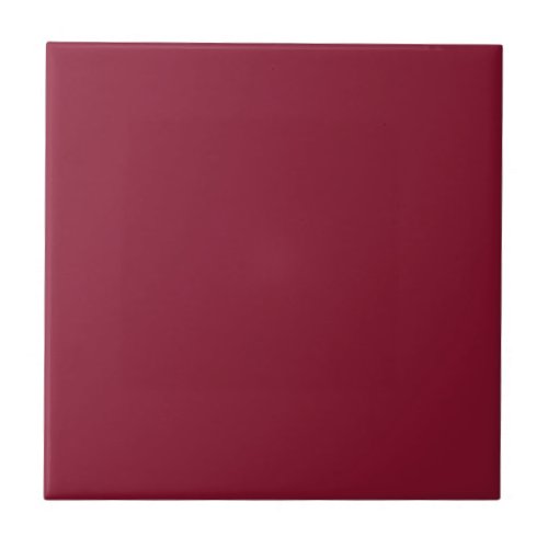 Rouge Magenta __ Medium Pink Solid Color Ceramic Tile