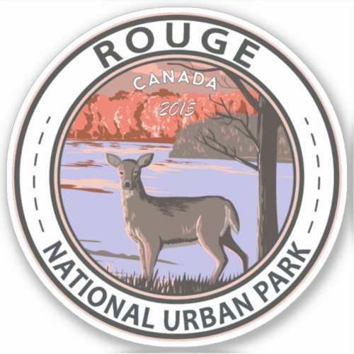 Rouge National Urban Park Canada Travel Vintage Sticker