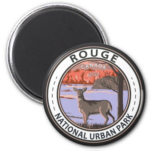 Rouge National Urban Park Canada Vintage Badge Magnet