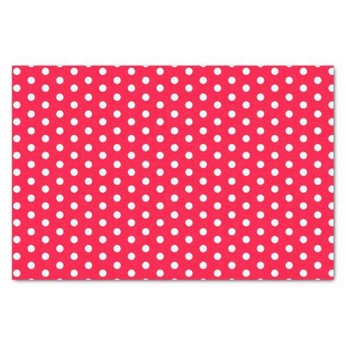 Rouge Polka Dots Tissue Paper