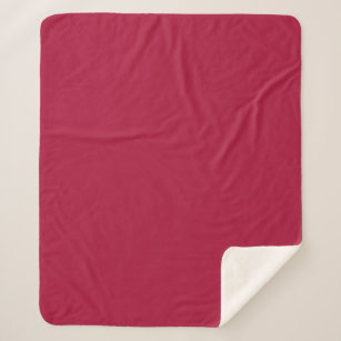 Rouge  sherpa blanket