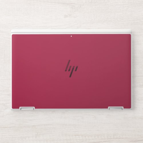 Rouge solid color HP laptop skin