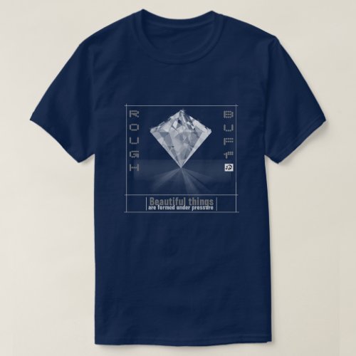 Rough And Buff Mens Diamond T_shirt