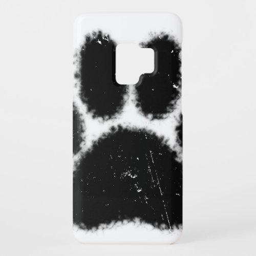 Rough And Distressed Dog Paw Print Case_Mate Samsung Galaxy S9 Case