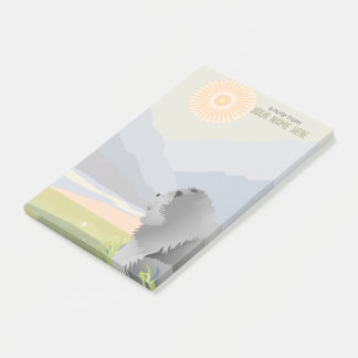 ROUGH BLUE CHOW  Sticky Notes