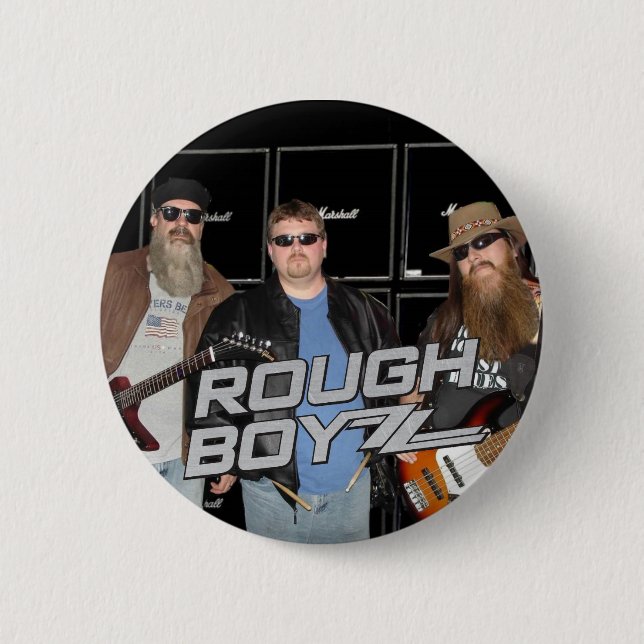 Rough BoyZZ  'BoyZZ' Button (Front)