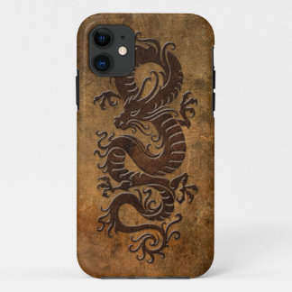 Rough Chinese Dragon iPhone 11 Case
