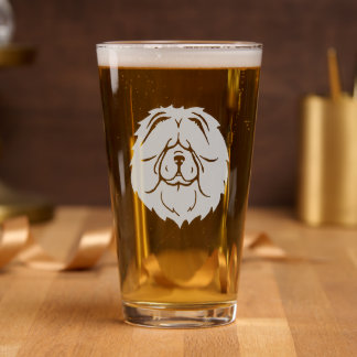 Rough Chow etched glassware - choose style