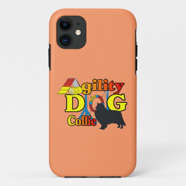 Rough Collie Agility Case-Mate iPhone Case (Back)