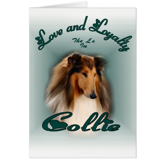 Rough Collie Art Gifts (Front)