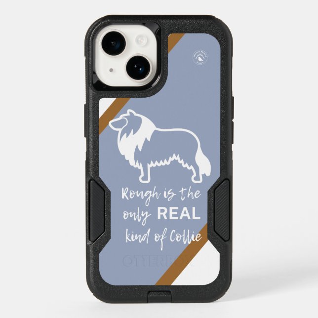 Rough Collie Blue Merle Apple iPhone 14 Case (Back)