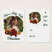 Rough Collie Christmas Gifts (Front & Back)