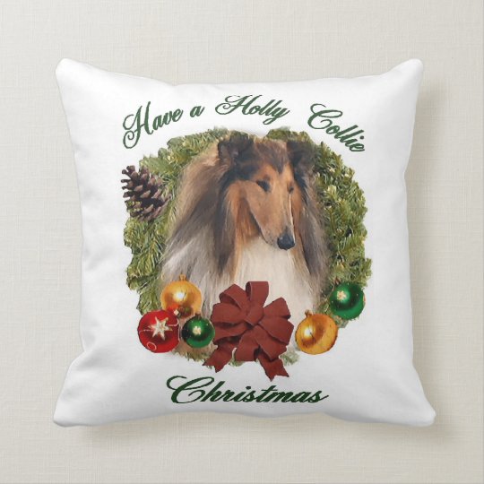 rough collie pillow