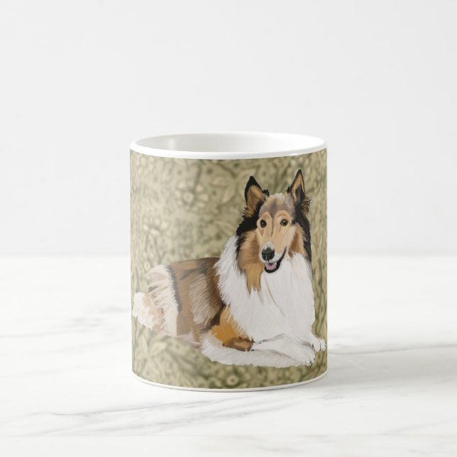 Rough Collie Coffee Mug (Center)