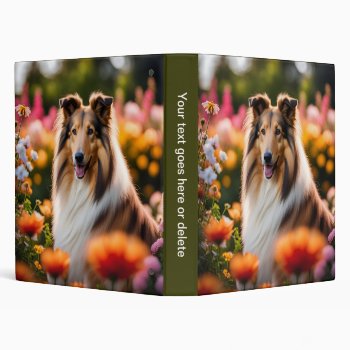 Rough Collie Dog Beautiful Photo Album  Binder by roughcollie at Zazzle