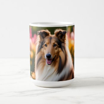 Rough Collie Dog Beautiful Photo Coffee Mug by roughcollie at Zazzle