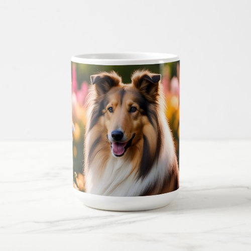 Rough Collie dog beautiful photo Coffee Mug