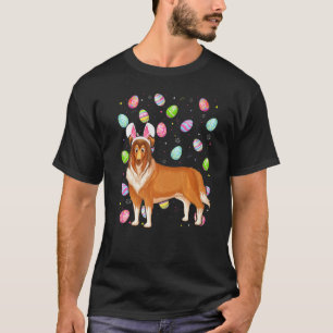 Rough Collie Dog Easter Egg Rough Collie Easter S T-Shirt