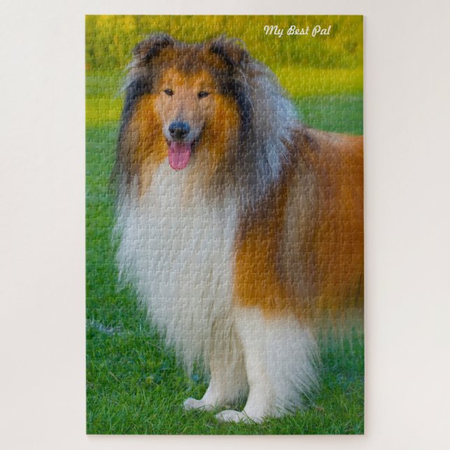 Rough Collie Dog Jigsaws. Jigsaw Puzzle (Vertical)