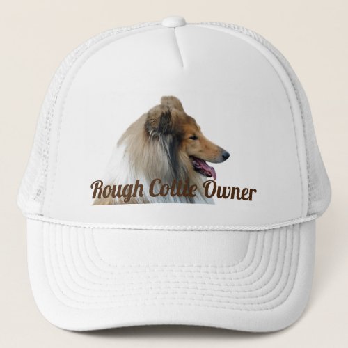 Rough Collie dog owner Trucker Hat