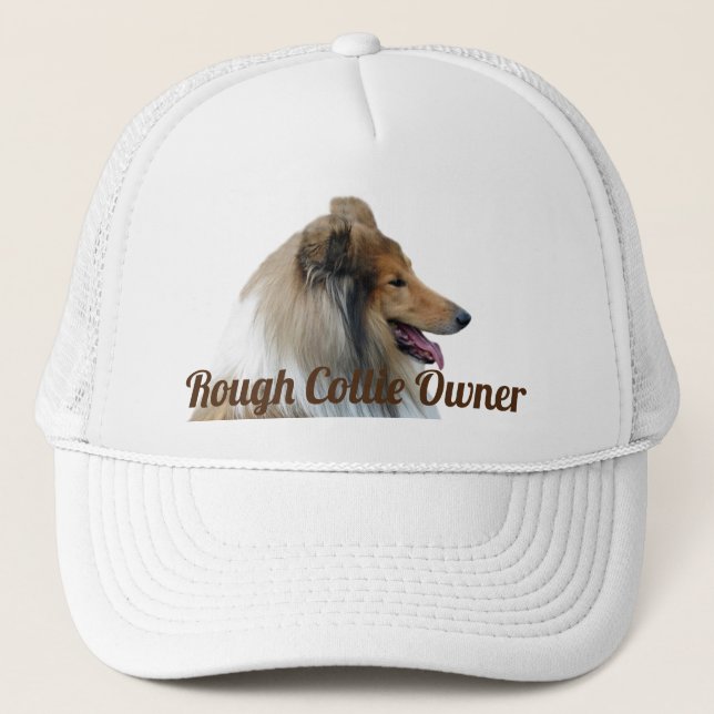 Rough Collie dog owner Trucker Hat (Front)