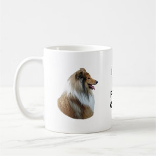 Rough Collie dog portrait photo Coffee Mug