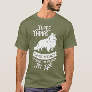 Rough Collie Dog Puppies Owner Lover T-Shirt