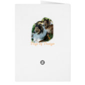 Rough Collie Gift of Art Cards (Back)