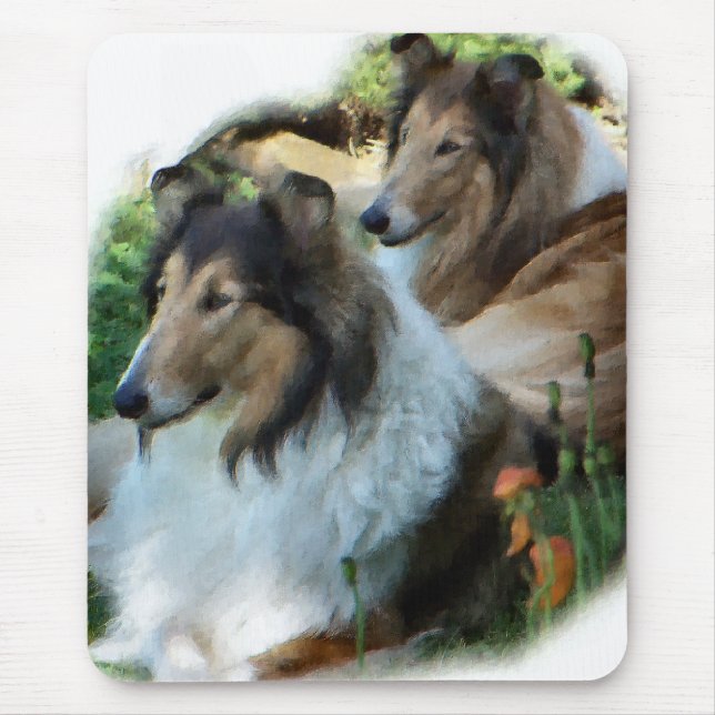 Rough Collie Gift of Art Mouse Pad (Front)