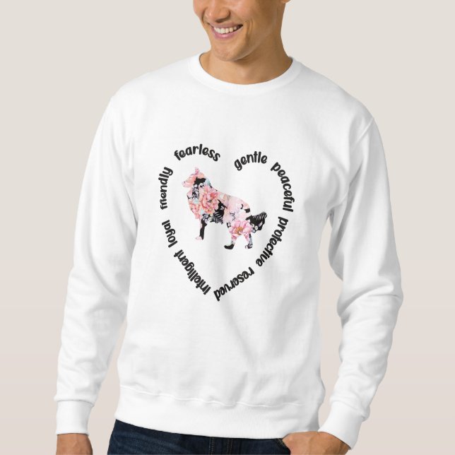 Rough Collie Lover Gift Rough Collie Mom Dog Lover Sweatshirt (Front)