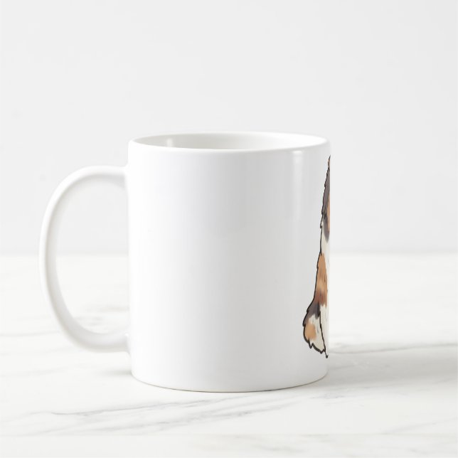 Rough collie Magic Coffee Mug (Left)