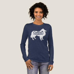 Rough Collie Mom Long Sleeve T-Shirt  Tri-Blend Shirt