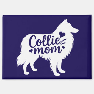 Rough Collie Mom Magnet