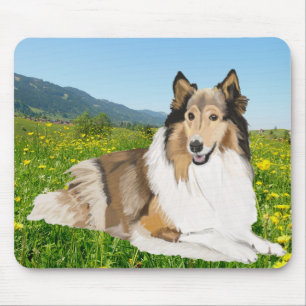 Rough Collie Mouse Pad