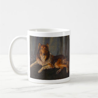 rough collie mug