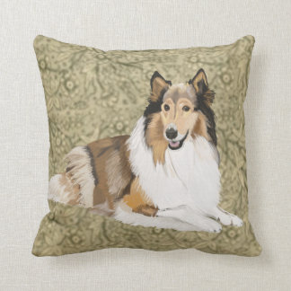 rough collie pillow