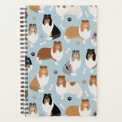 Rough Collie Paws and Bones Planner